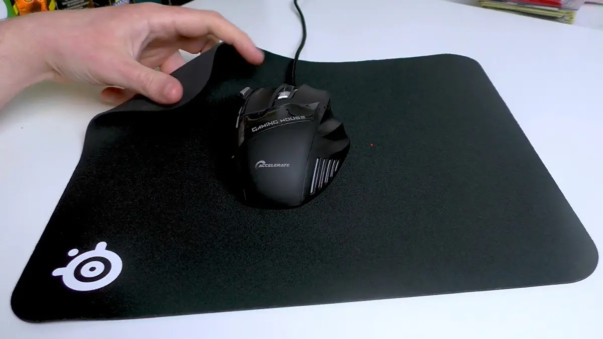 A photo of the SteelSeries QcK Medium Mousepad